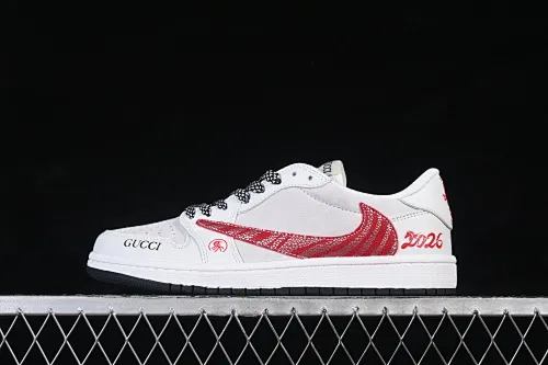 All categories Air Jordan Jordan series basketball shoes Air Jordan 1 Low high-end customized low-top sneakers Air Jordan Low AJ1 Joe 1 Year of the Horse limited edition high-end customized low-top retro basketball shoes DZ5899-044